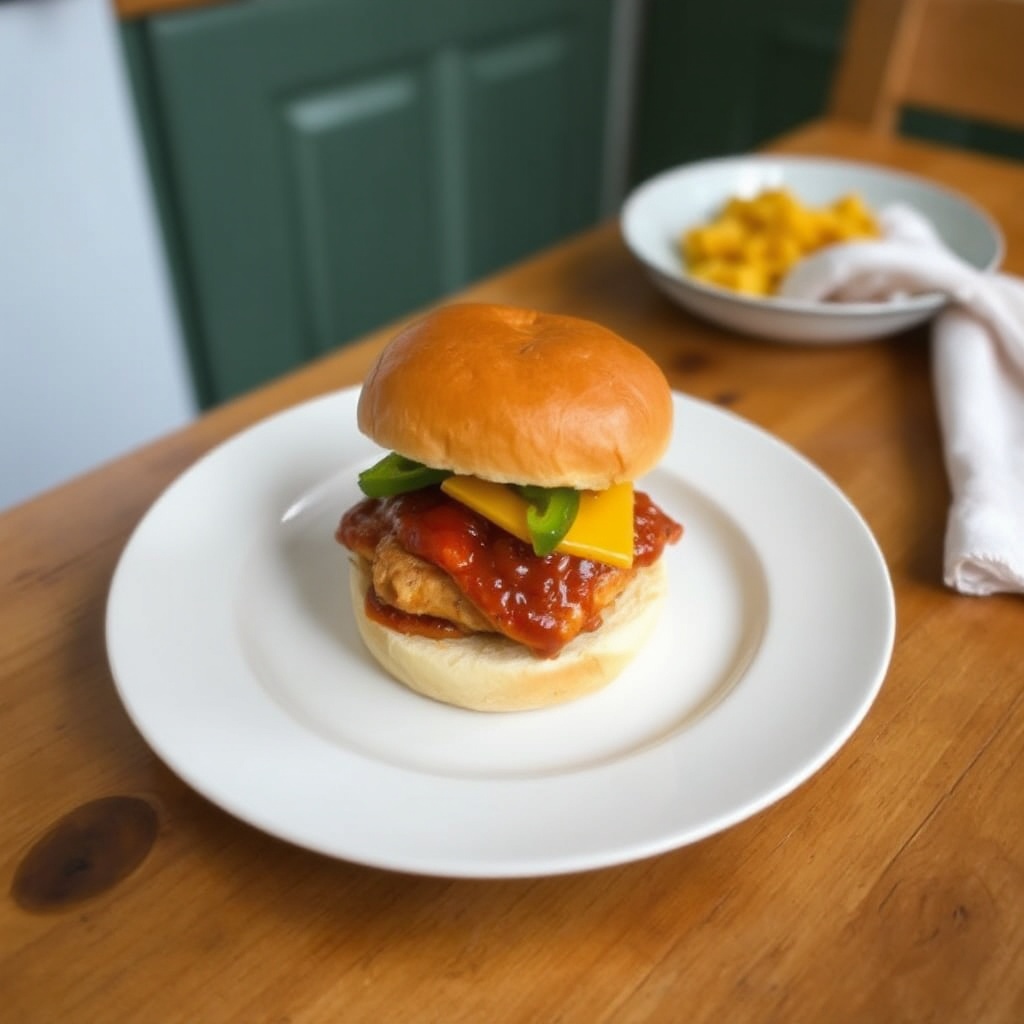 Sliders di Pollo BBQ Piccante