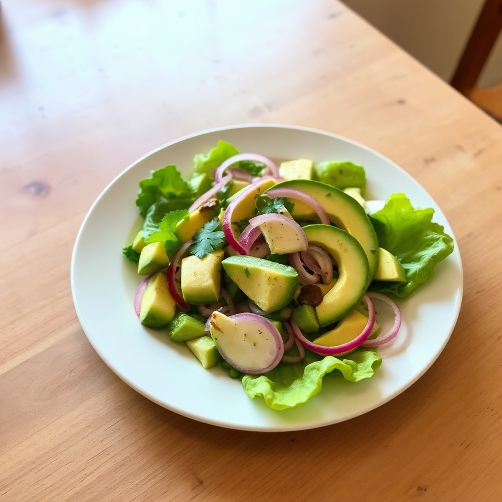 Insalata Tropicale di Avocado e Cuori di Palma