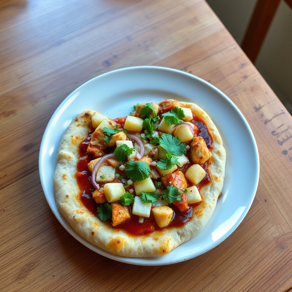 Pizza BBQ di Pollo Tropicale