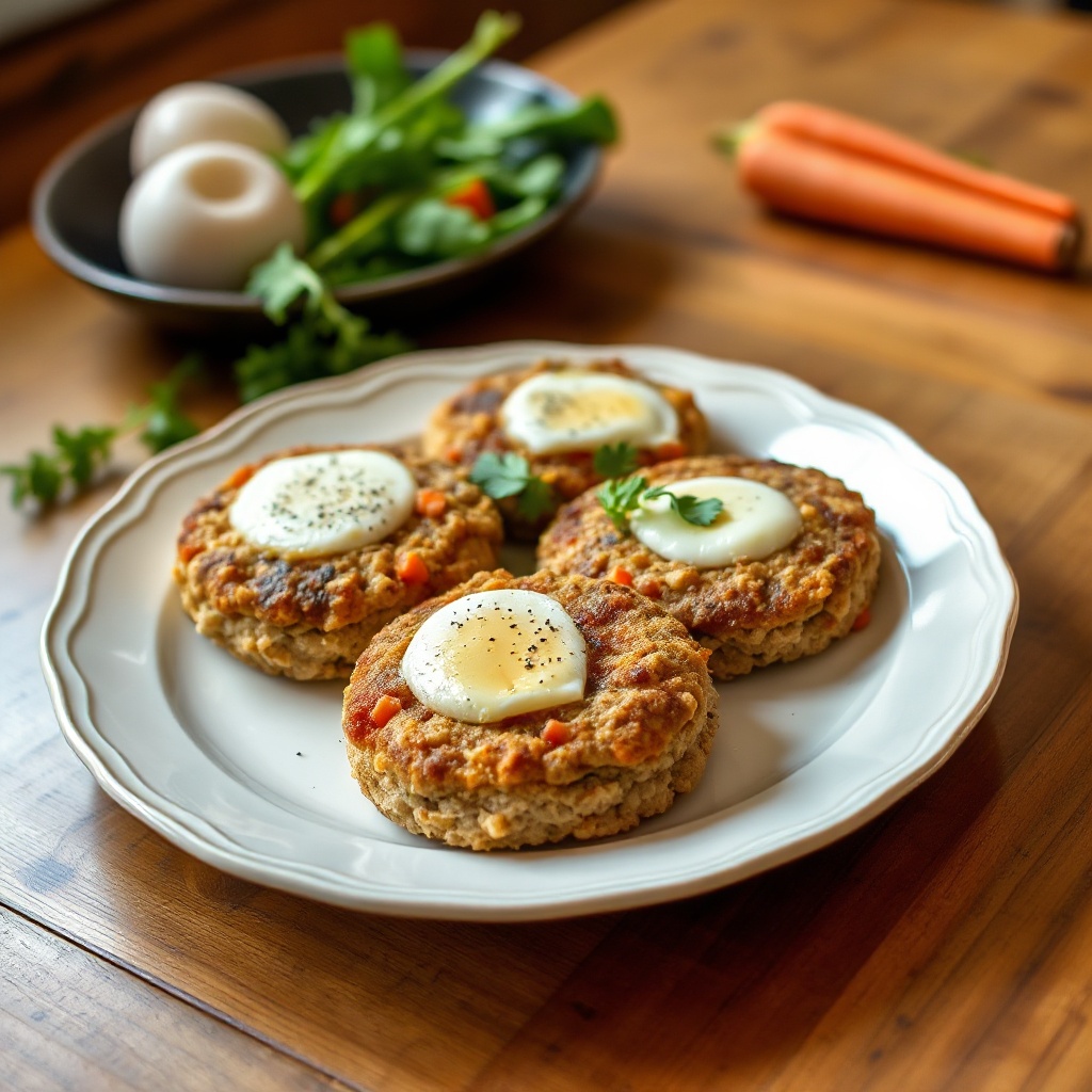 Herzhafte Thunfisch- und Gemüse-Patties