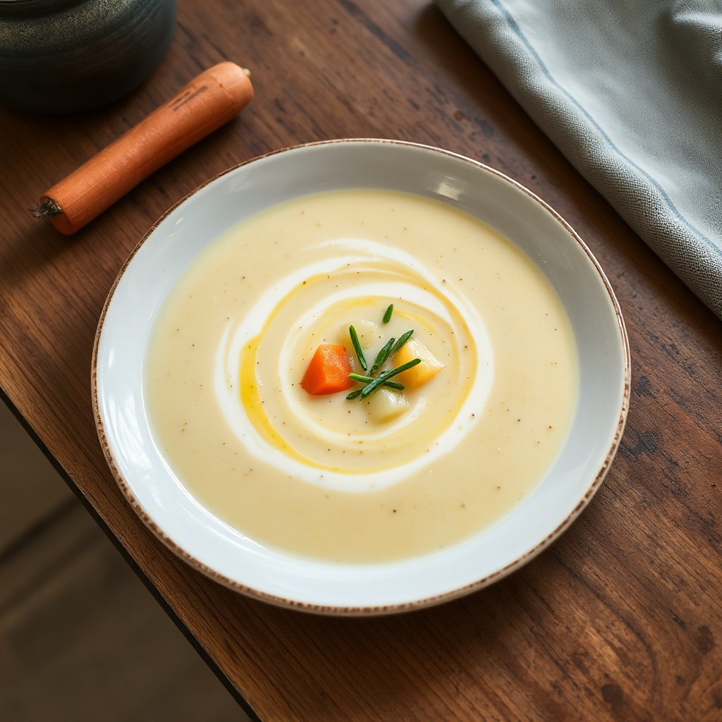 Creamy Leek and Potato Soup with a Twist