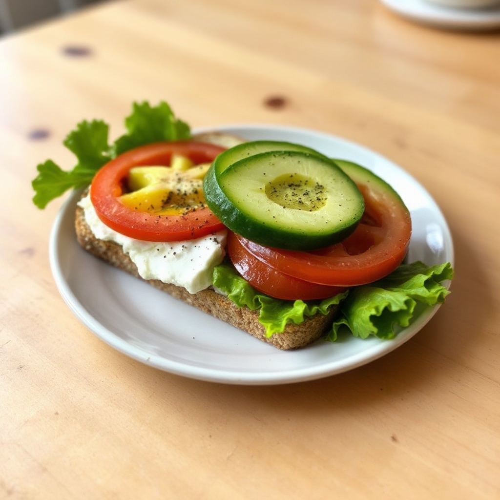 Panino Delizioso con Verdure Fresche
