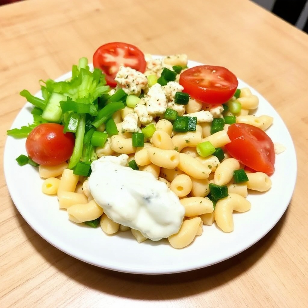 Zesty Crab Pasta Salad