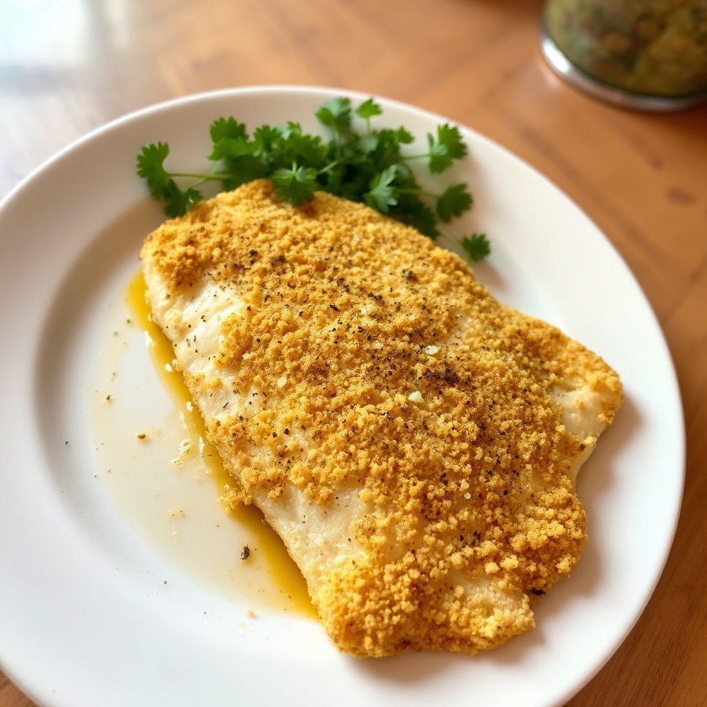 Tilapia al Forno con Crosta Dorata