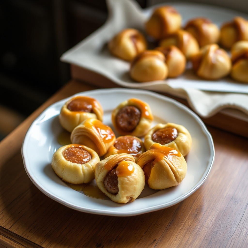 Bocconcini di Salsiccia Glassa al Miele