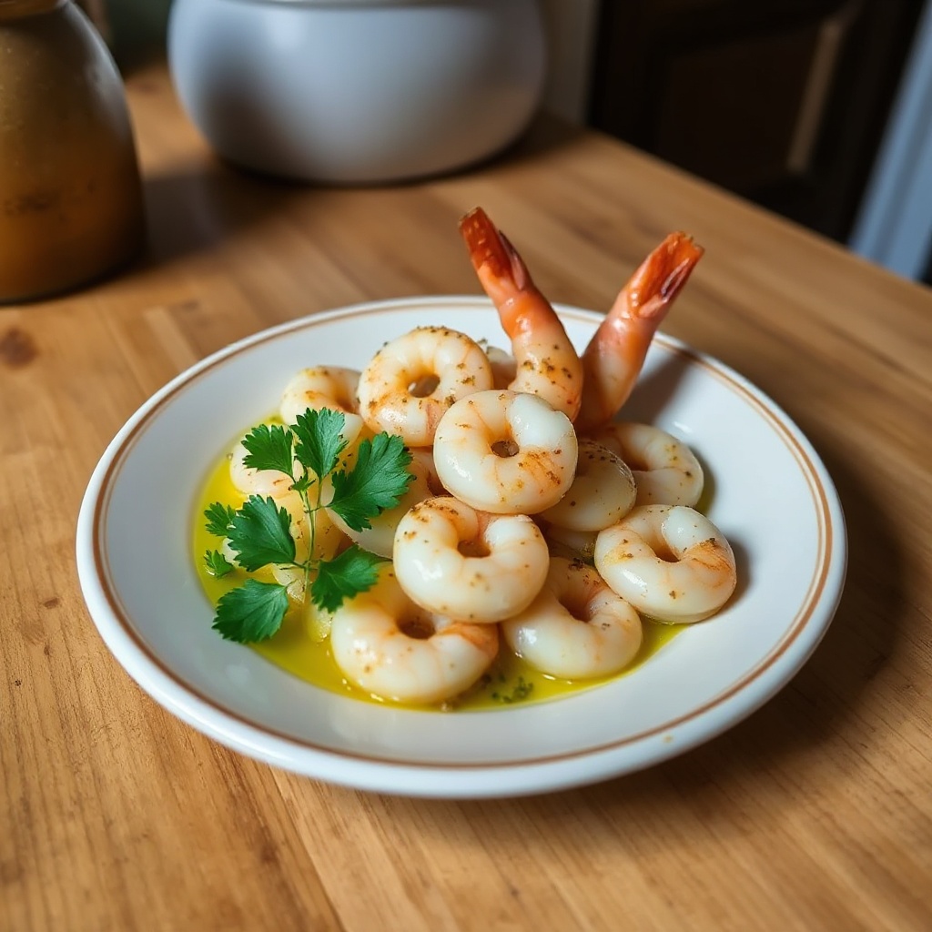 Zesty Knoblauch-Zitronen-Garnelen-Delight