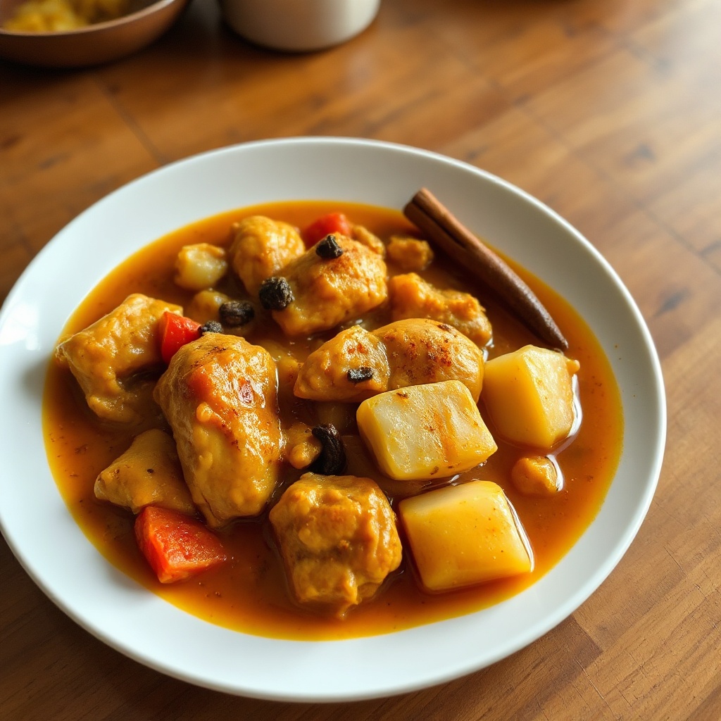 Herzhafter indischer Hähnchen-Curry