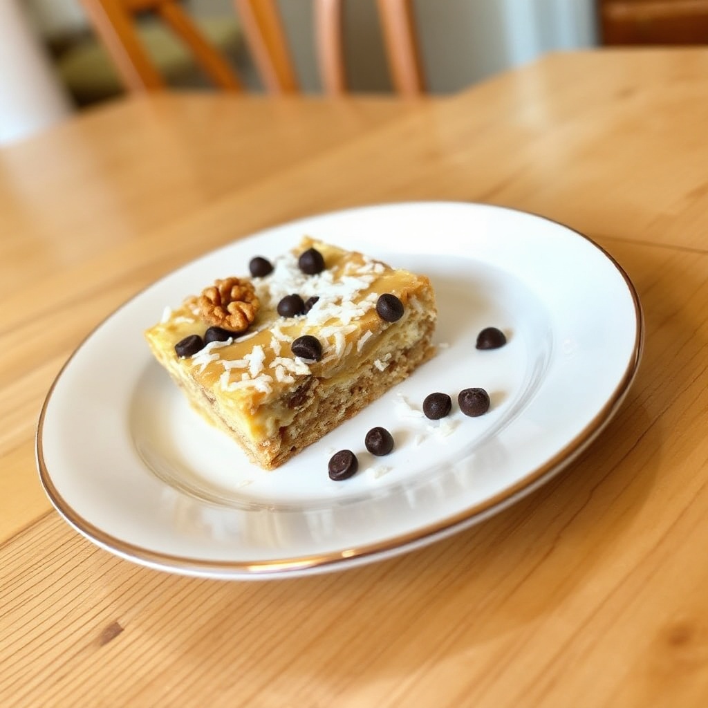Easy Coconut Walnut Bars