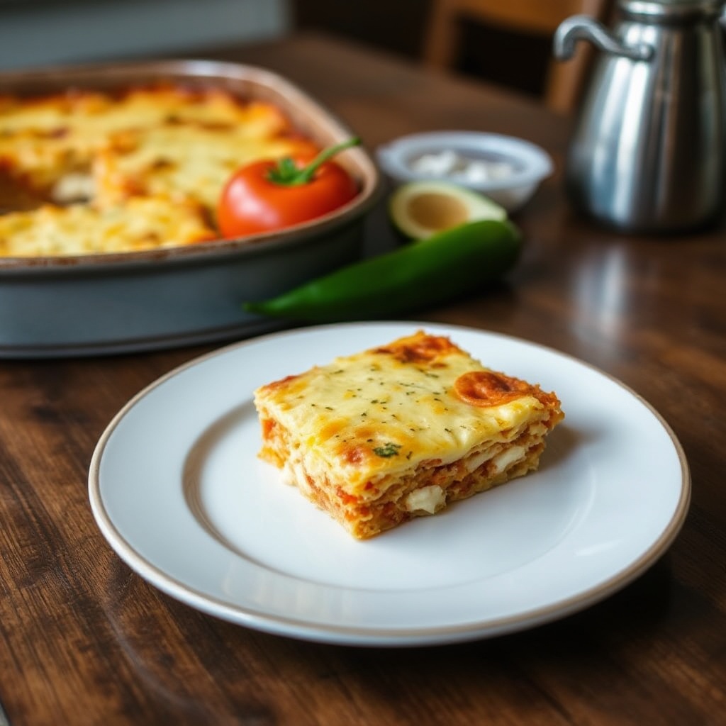 Torta di Uova al Pomodoro e Formaggio