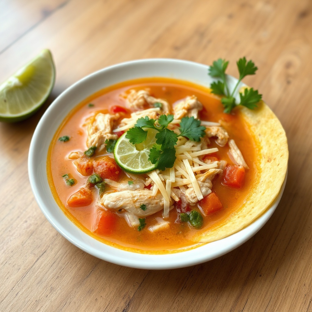 Zuppa di Pollo al Lime