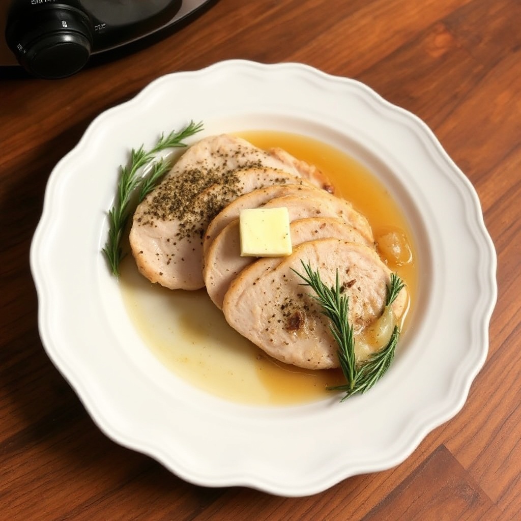 Slow Cooker Herb-Infused Turkey Breast