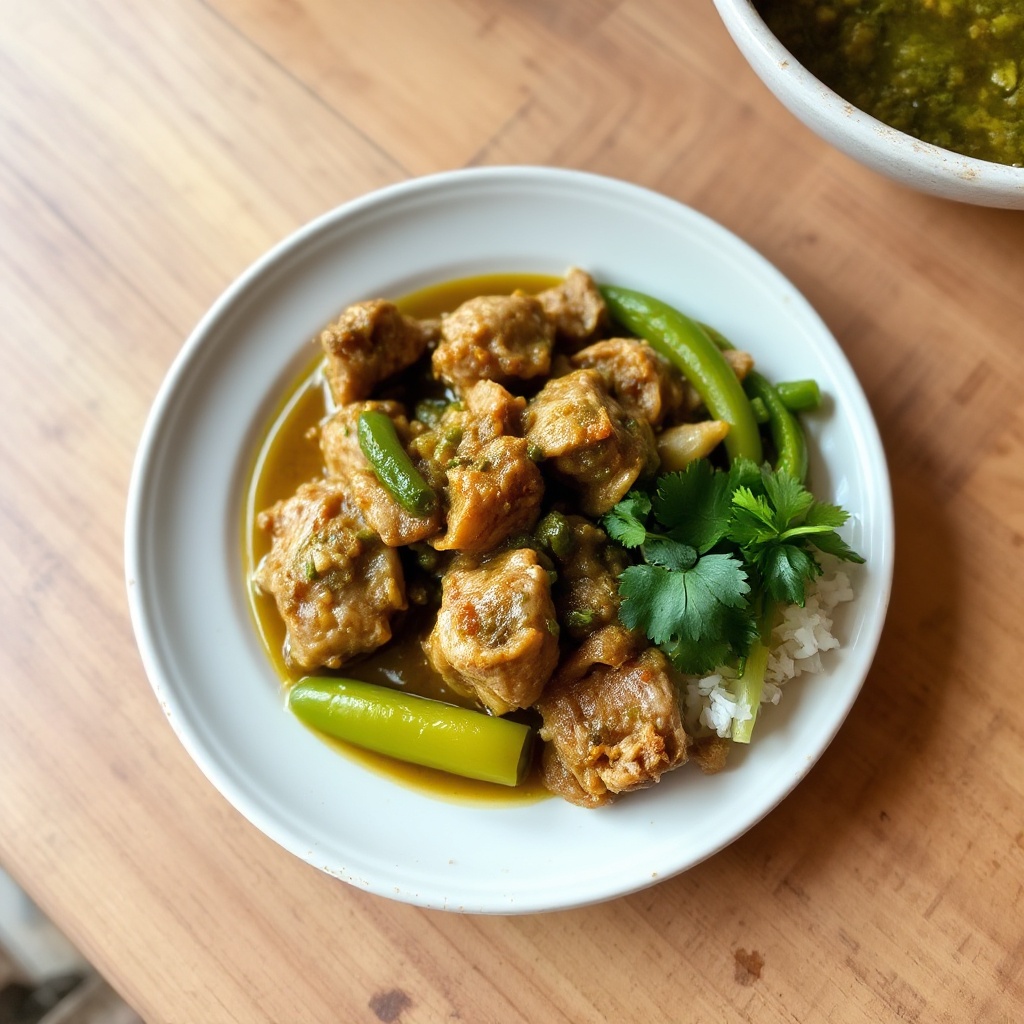 Herzhafter Schweine-Chili Verde