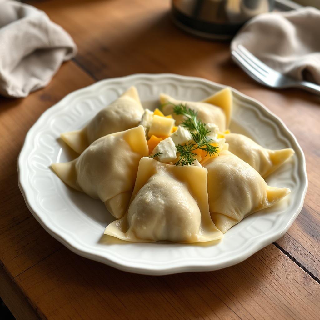 Pierogi fatti in casa in stile ucraino