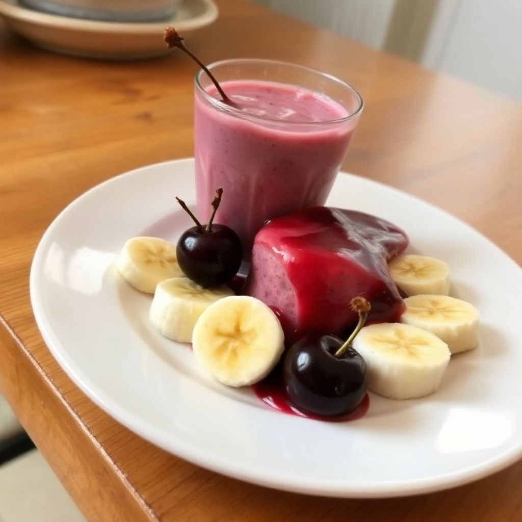 Cremiger Kirschgenuss-Smoothie
