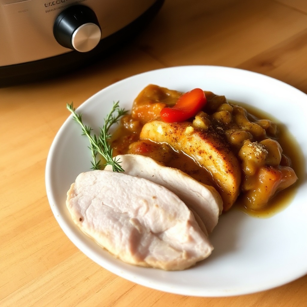 Petto di Tacchino Aromatizzato in Pentola Lenta