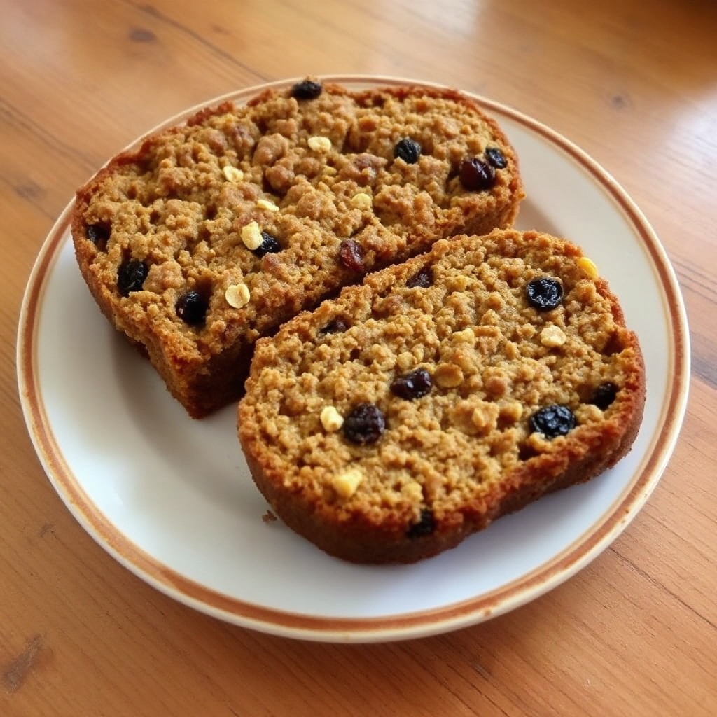 Rustikales Hafer-Melasse-Schnellbrot