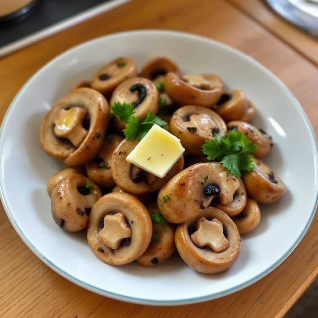 Funghi Saltati al Burro e Aglio