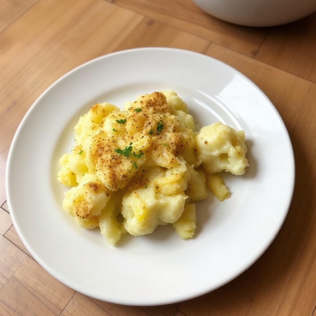 Käseüberbackener Blumenkohl-Gratin