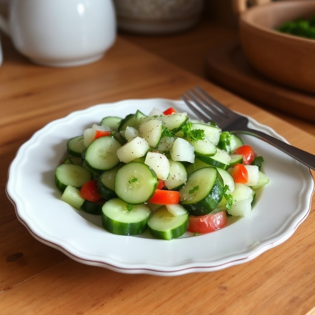 Insalata di Cetrioli Veloce e Piccante