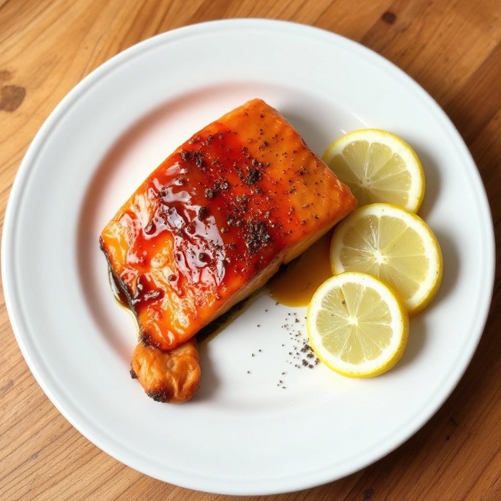 Ahornsirup-Glasierter Zedernholz-Lachs