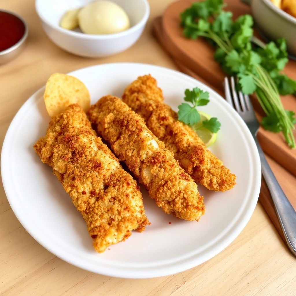 Crispy Tortilla Chicken Strips