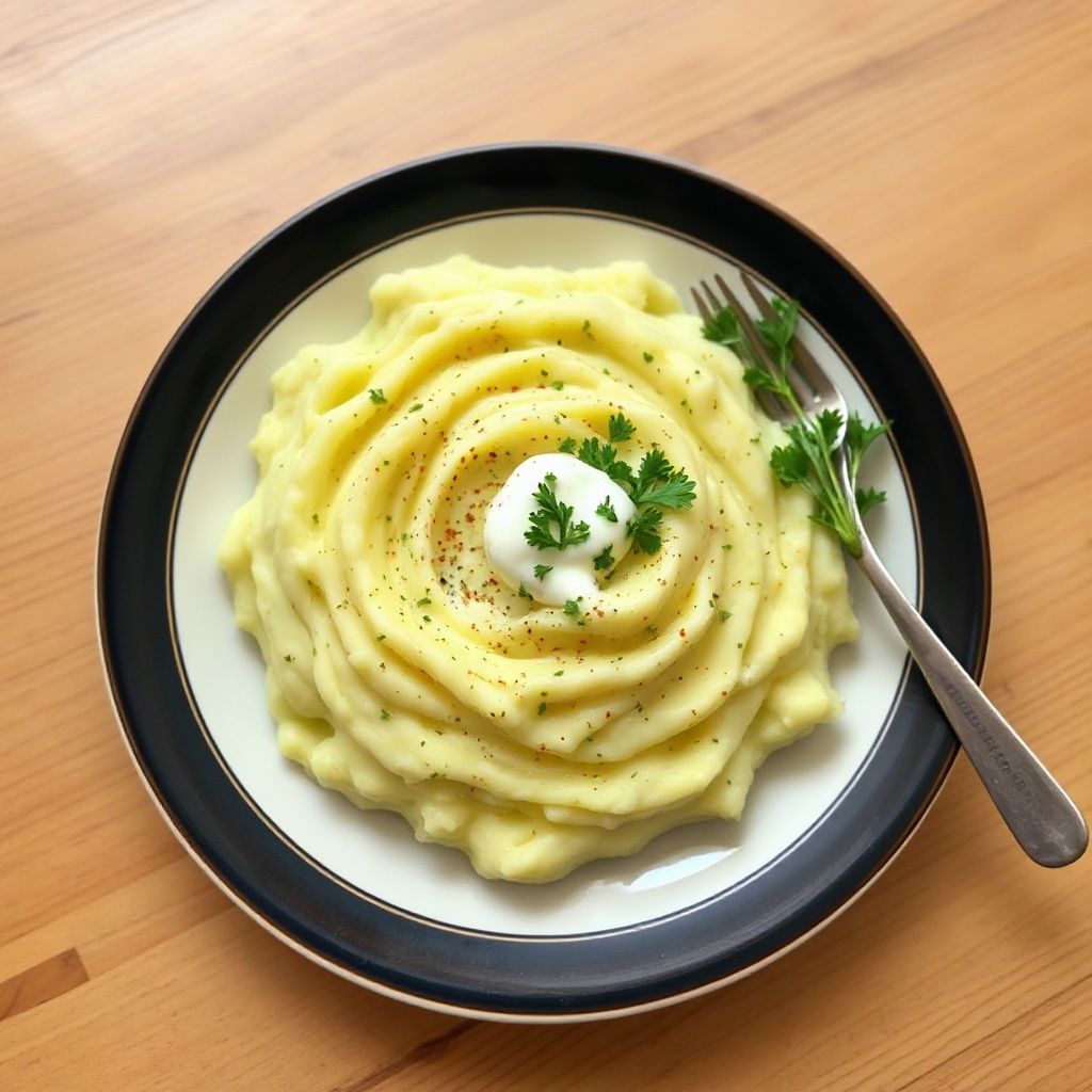 Garlic Herb Mashed Potatoes
