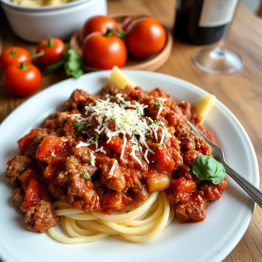Herzhafte italienische Fleischsauce