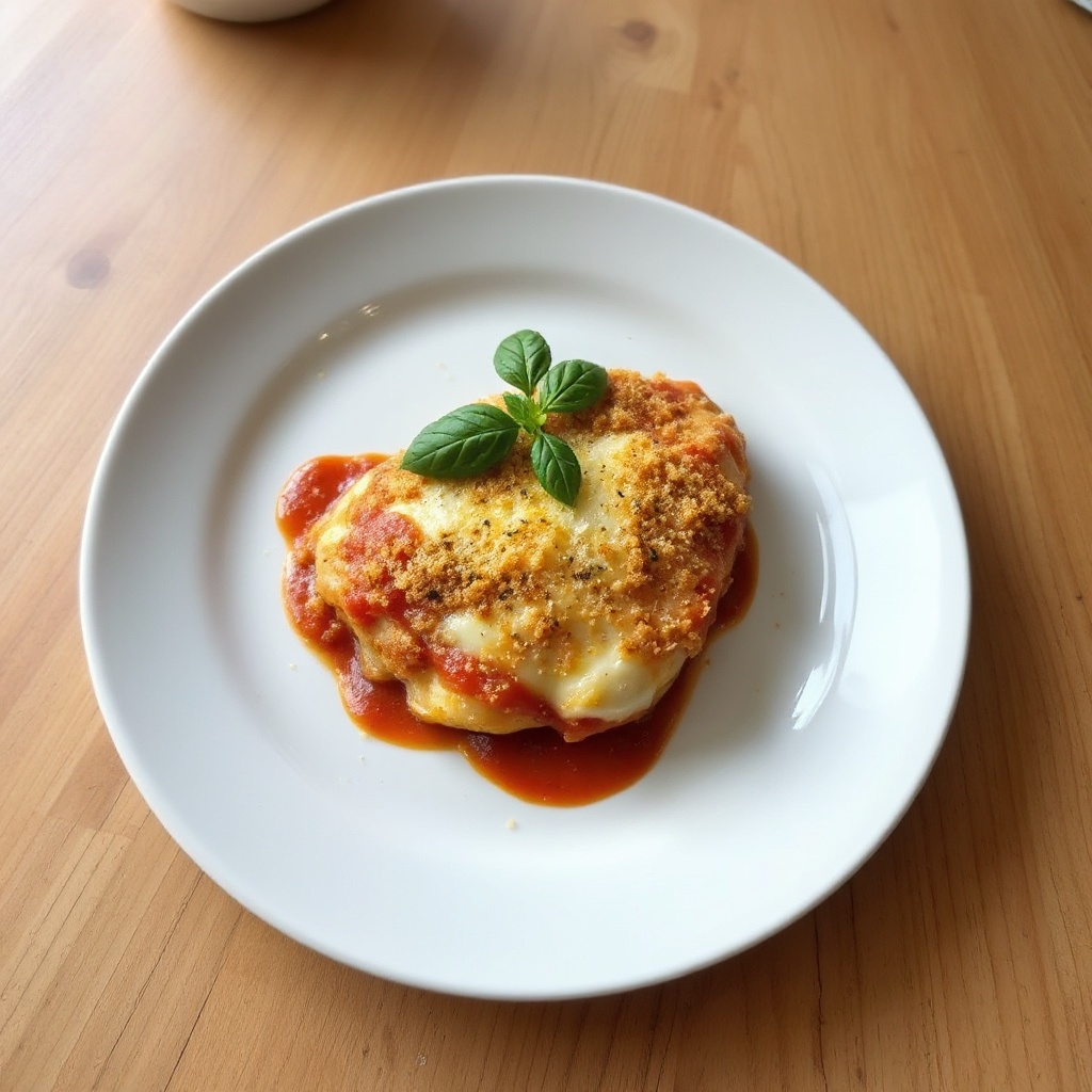 Crispy Chicken Parmesan Bake