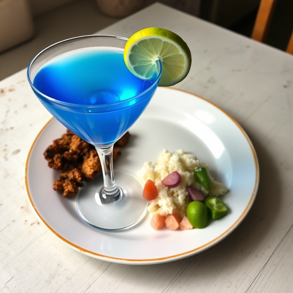 Blauer Lagunen Martini
