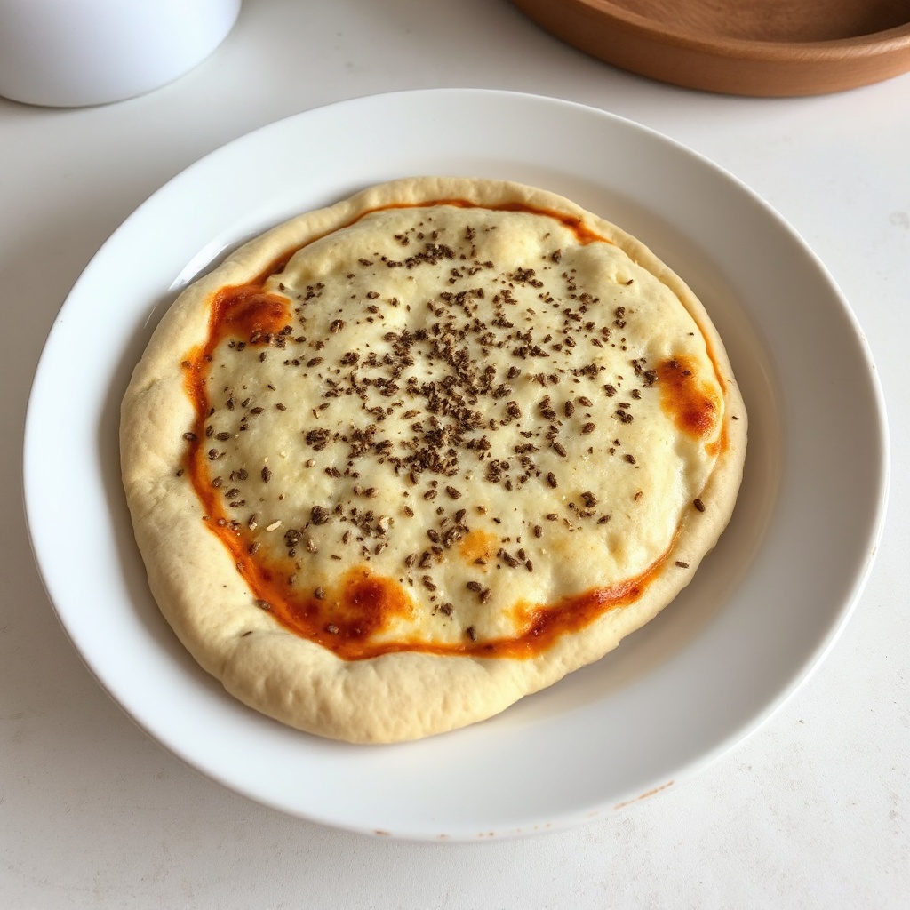 Nahrhafter Leinsamen-Pizzateig