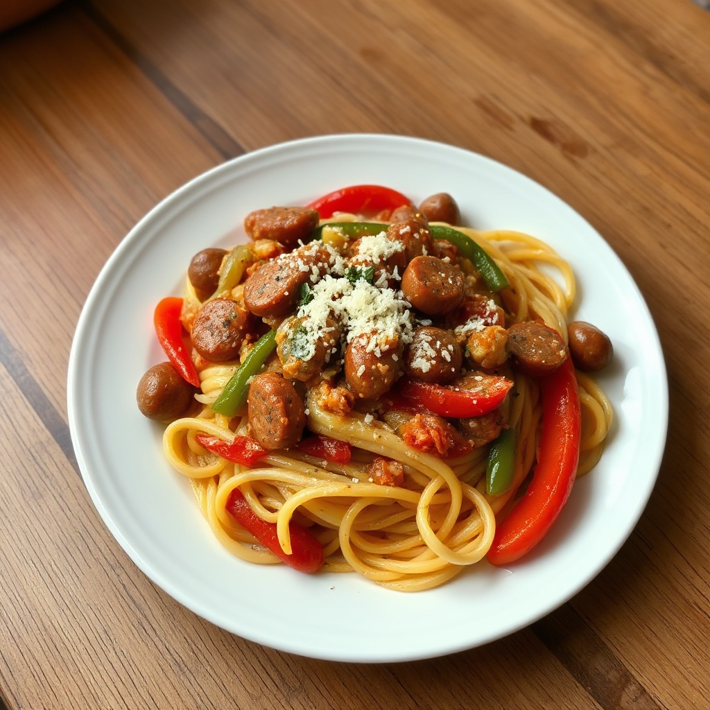 Savory Sausage and Pepper Pasta Delight