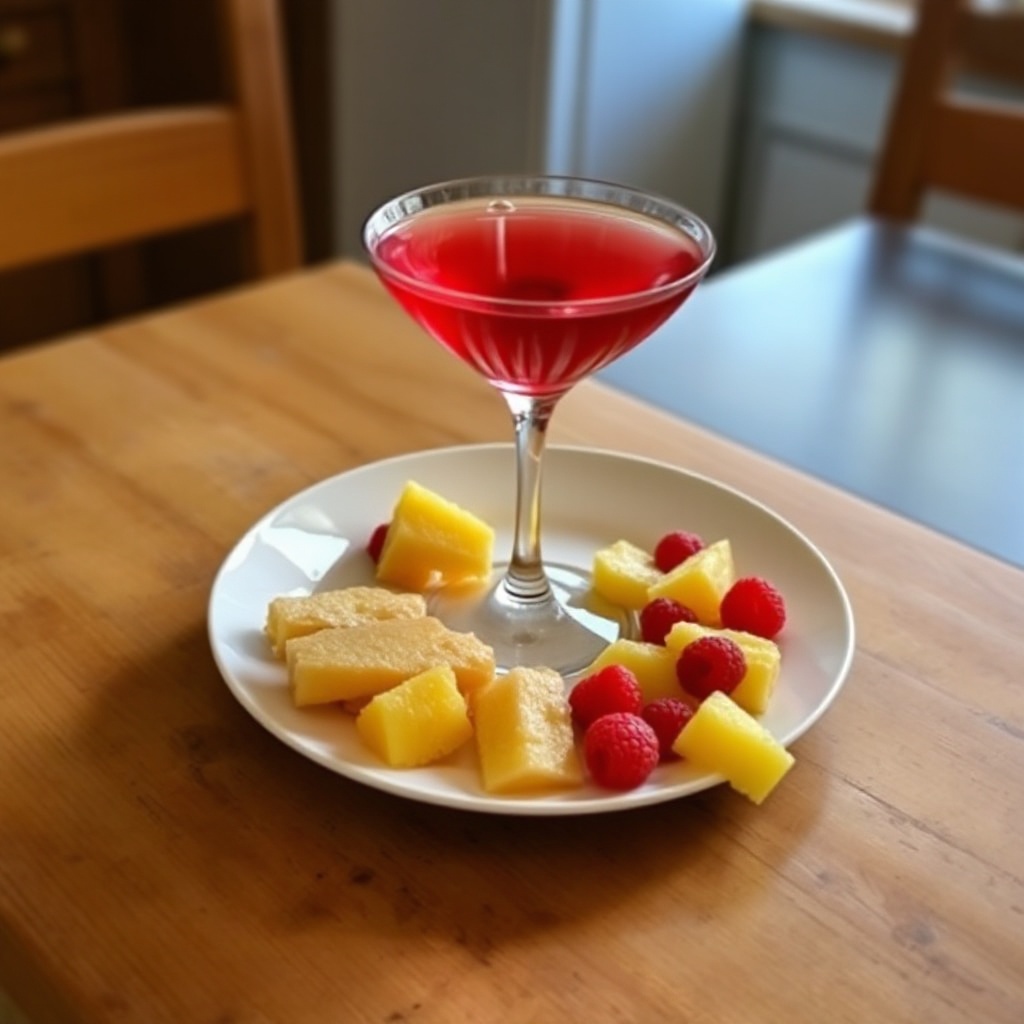 Raspberry Bliss Martini
