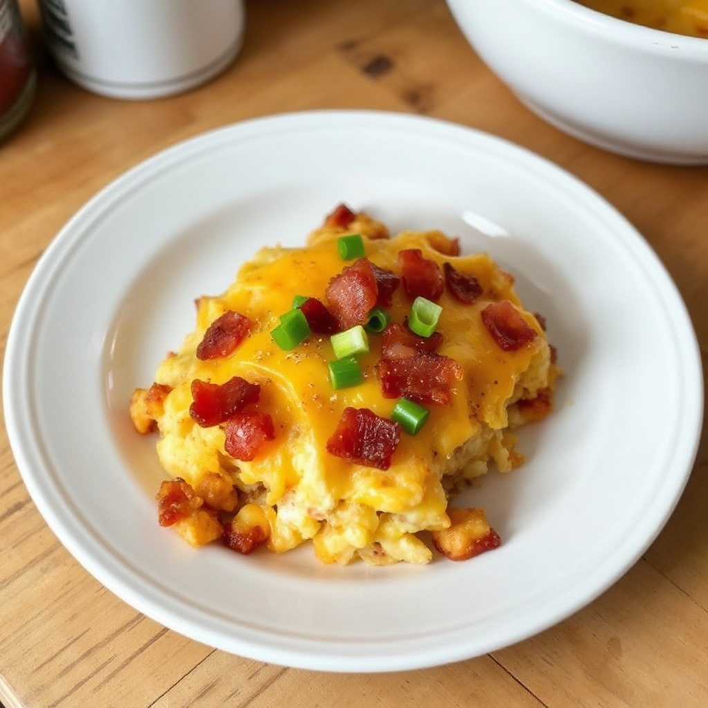 Käse-Bacon-Hasselback-Brei