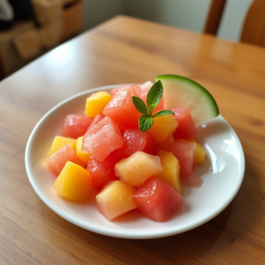 Tropischer Frucht-Slushie