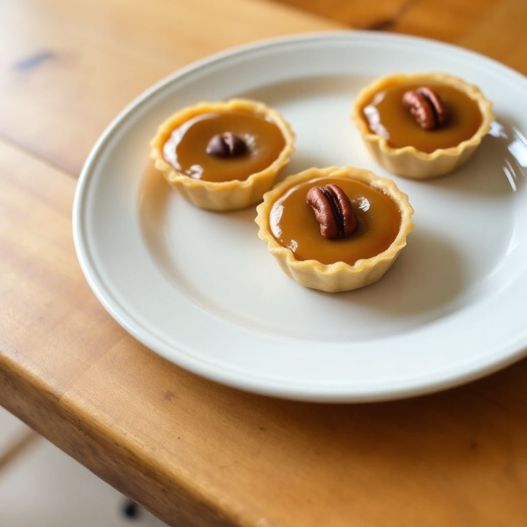 Tartellette di Caramello e Noci Pecan