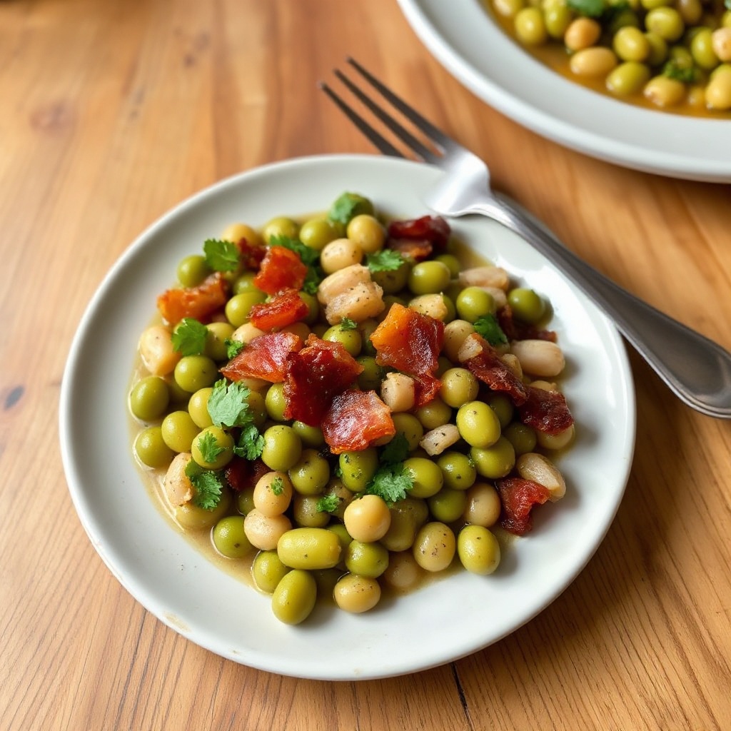 Savory Fava Bean and Herb Medley