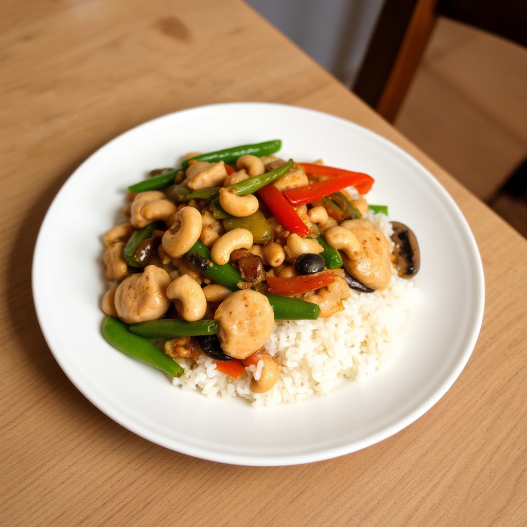 Cashew-Hühnchen-Pfanne