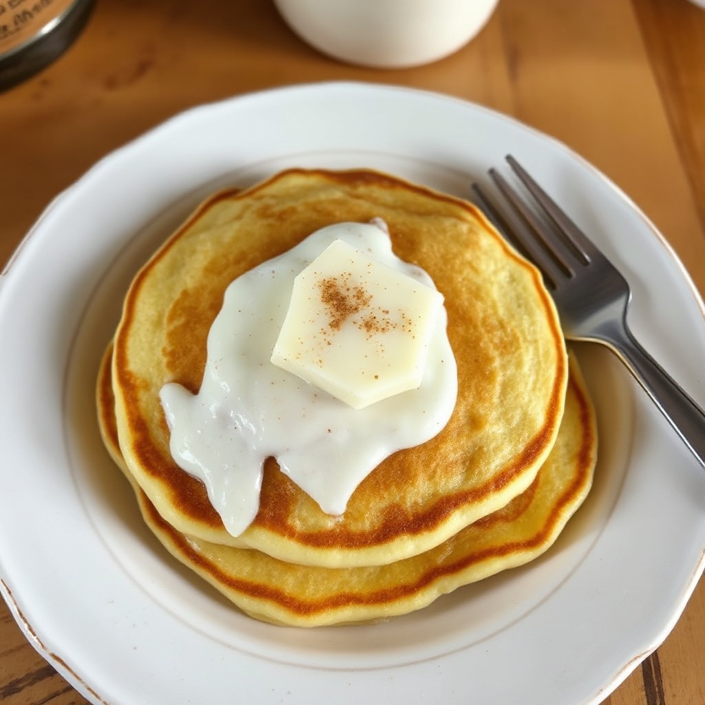 Fluffige Buttermilch-Pfannkuchen mit einem Twist