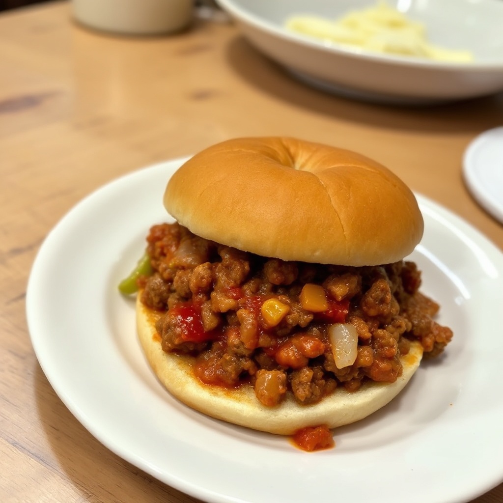Herzhafter Sloppy Joe Genuss