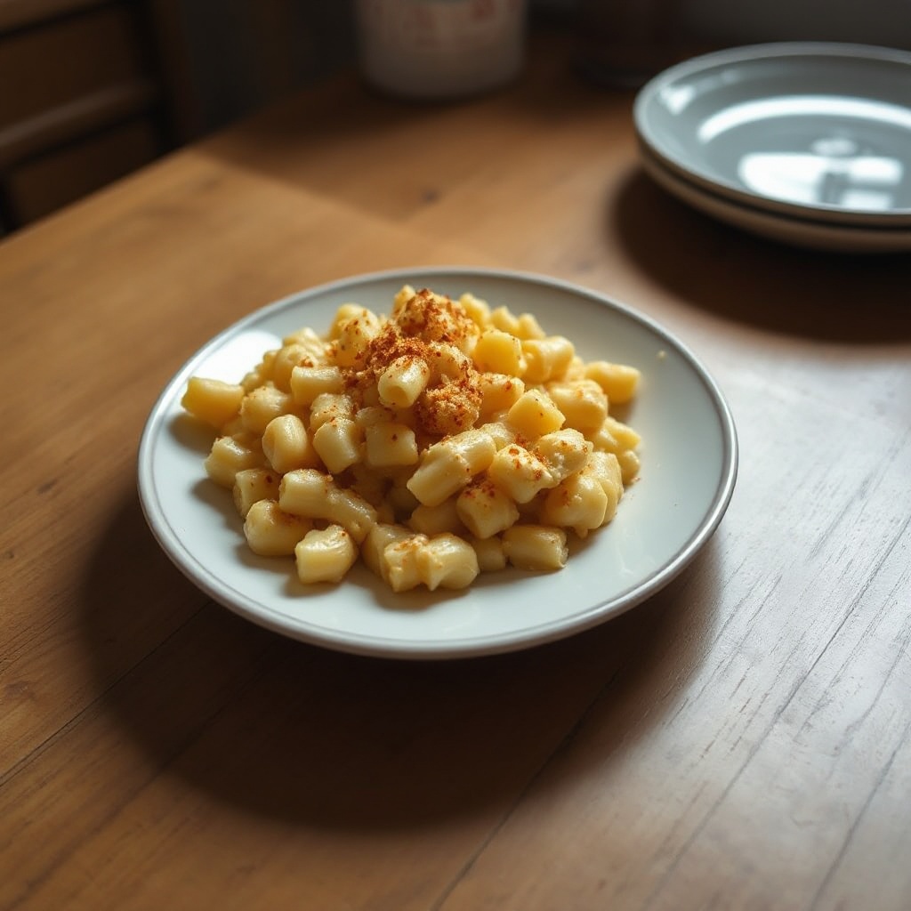 Cremige Cheddar überbackene Makkaroni