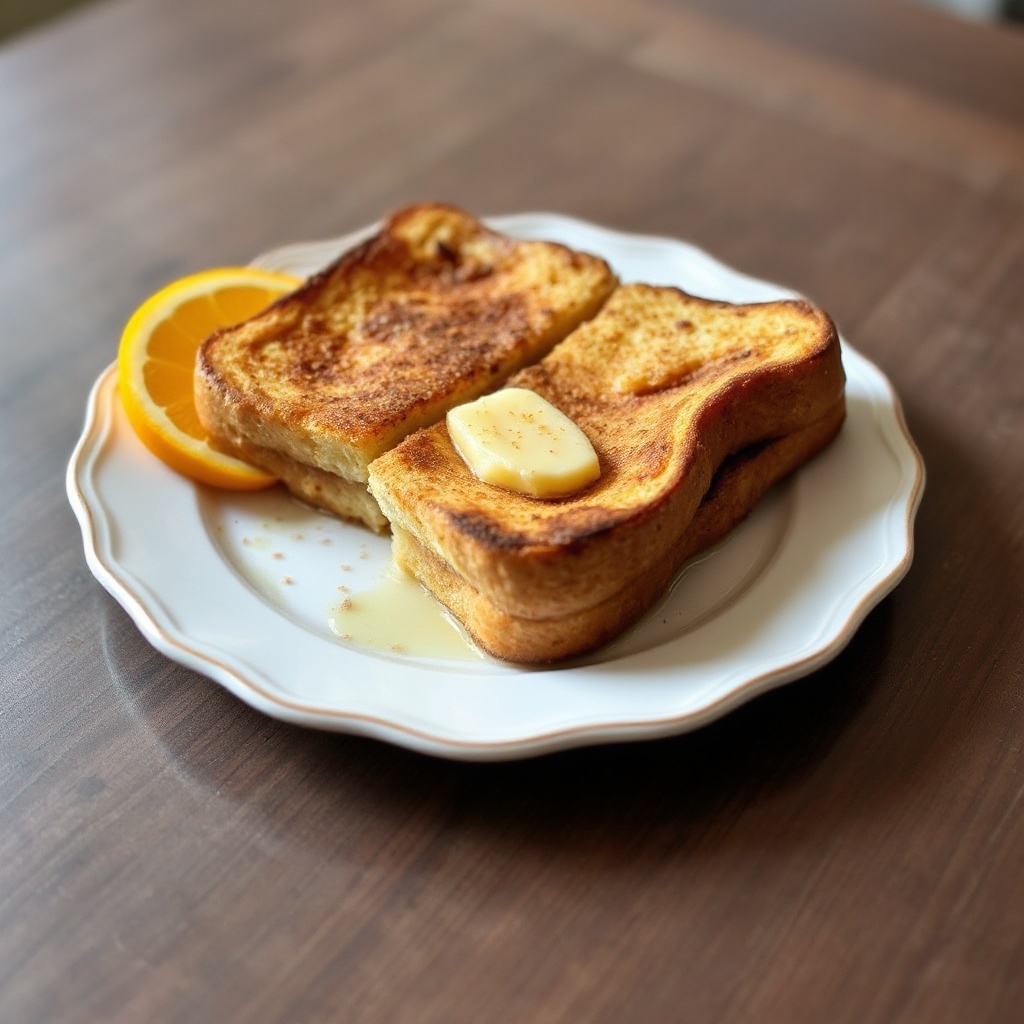 Toast alla Francese con Arancia e Cannella