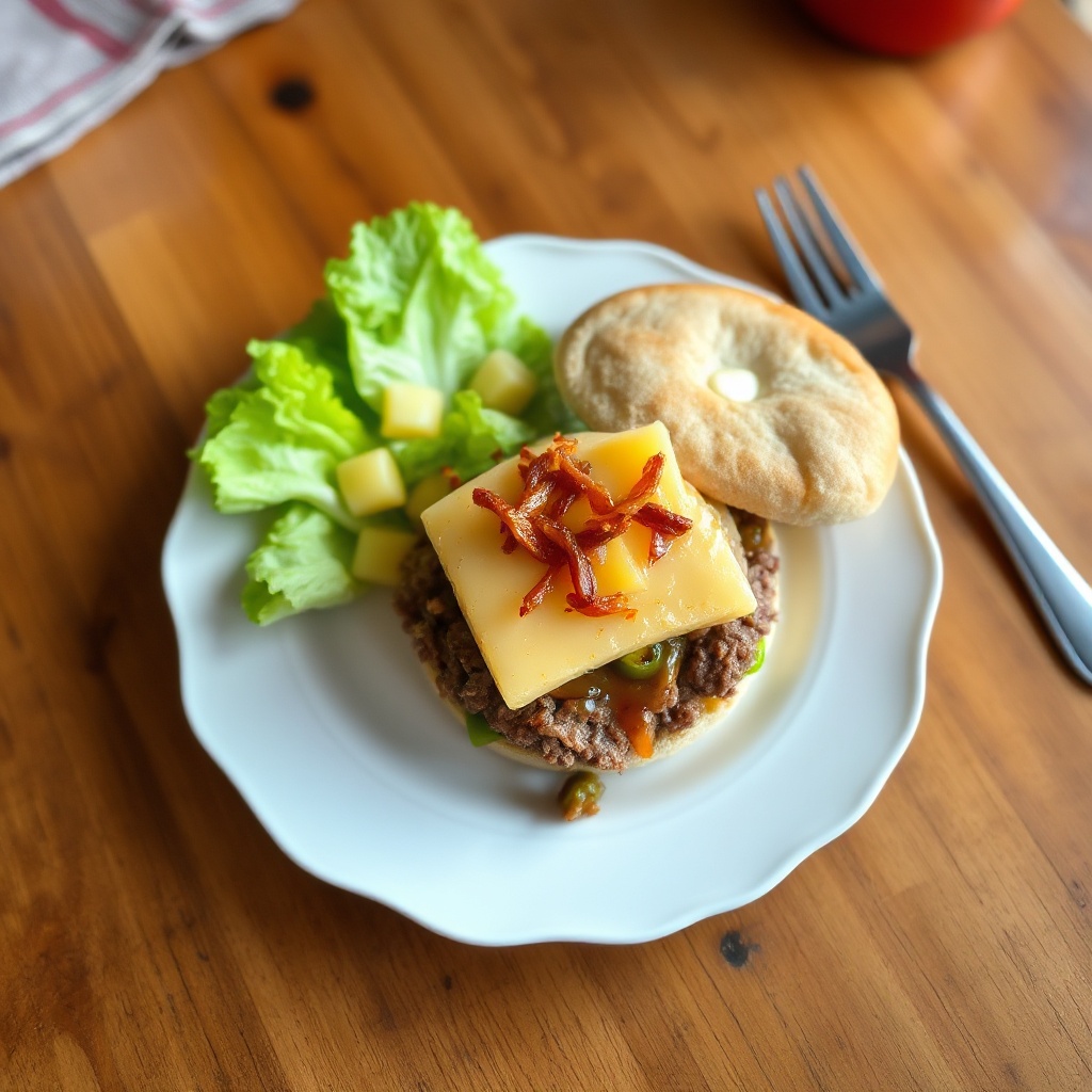Hamburger Tropicali Ripieni di Formaggio