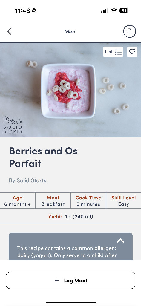 Berries and Os Parfait