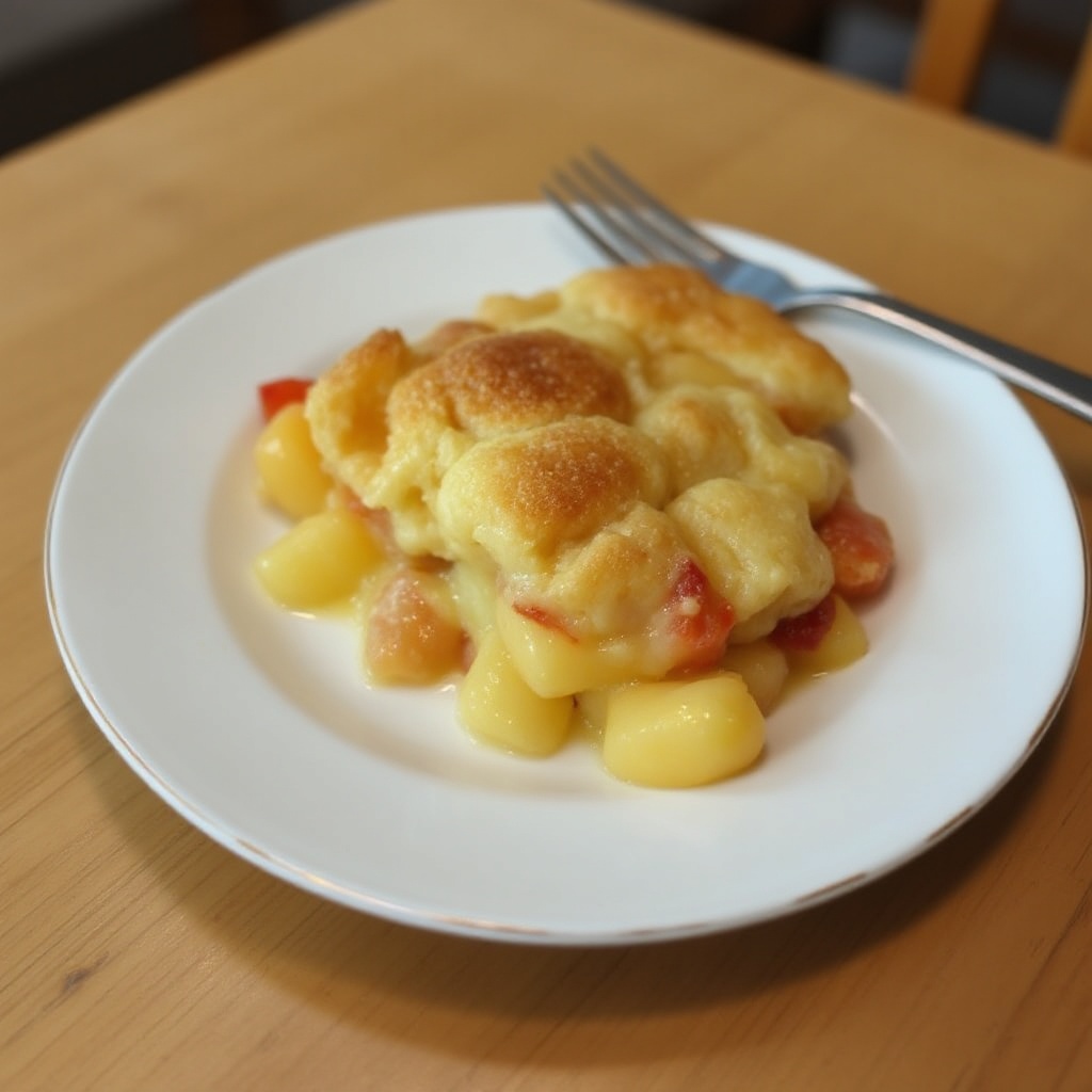 Golden Fruit Cobbler
