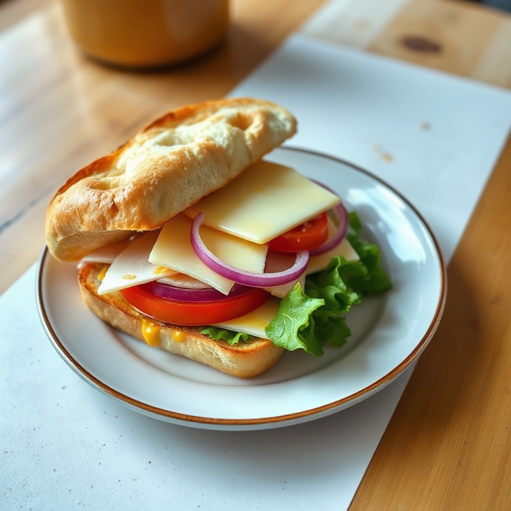 Geröstetes italienisches Sub-Sandwich