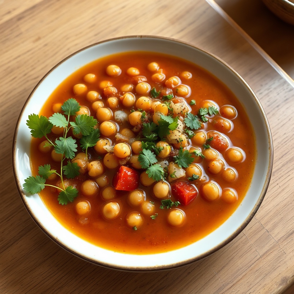 Zuppa di Ceci Speziata Marocchina