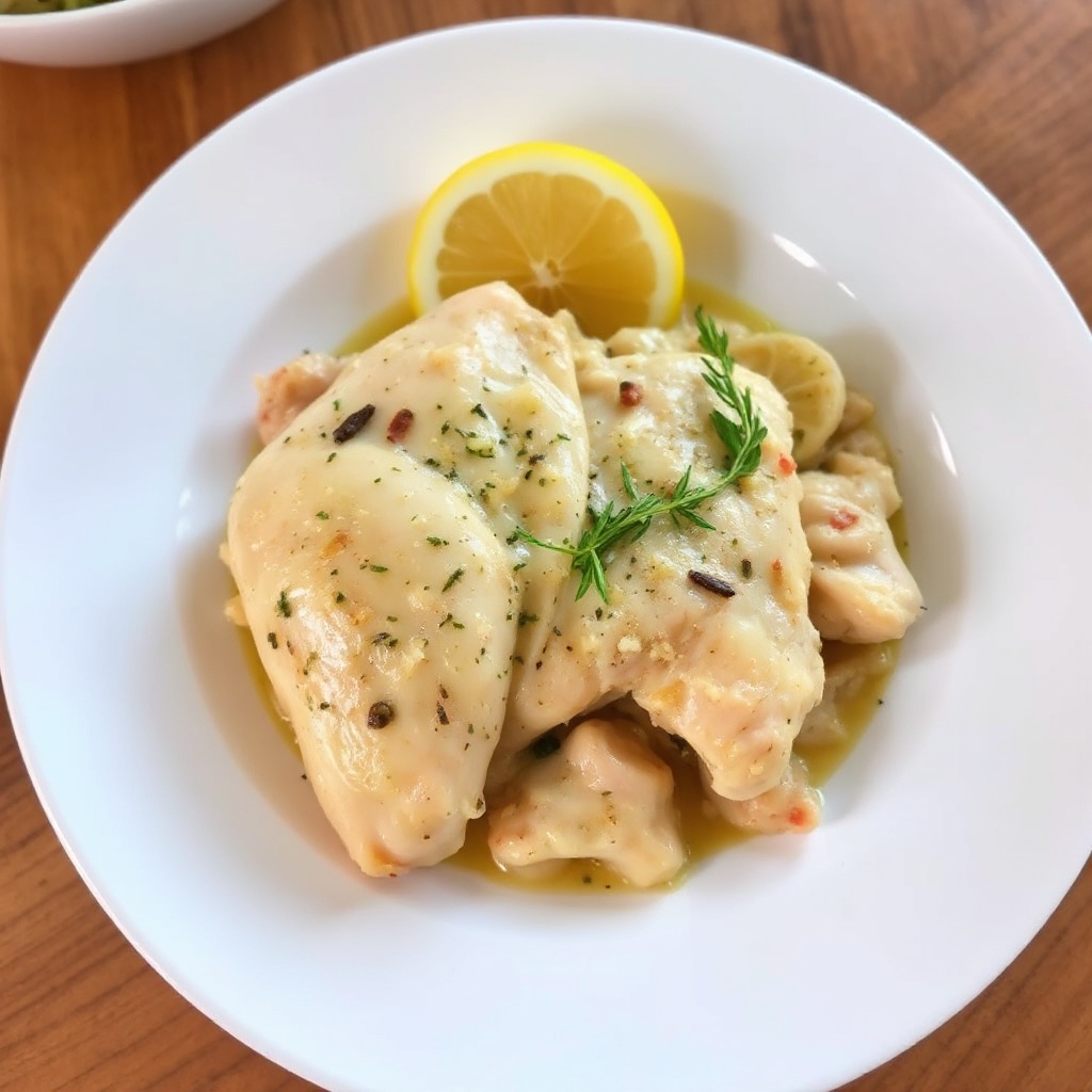 Pollo al Forno con Limone e Erbe Aromatiche