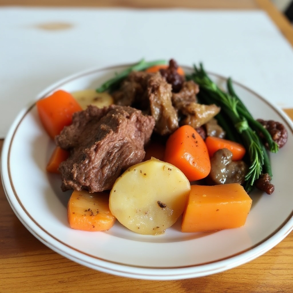 Langsame Koch Savory Pot Roast