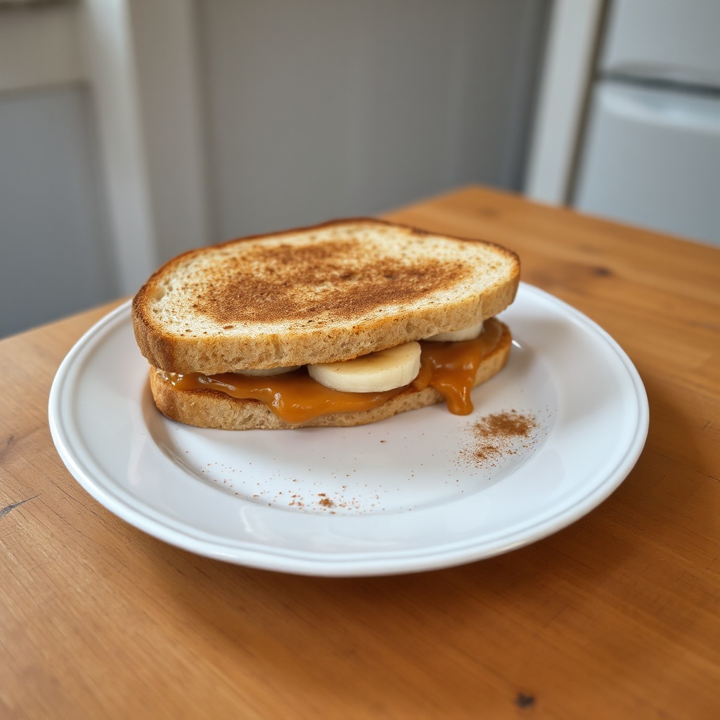 Nutty Banana Delight Sandwich