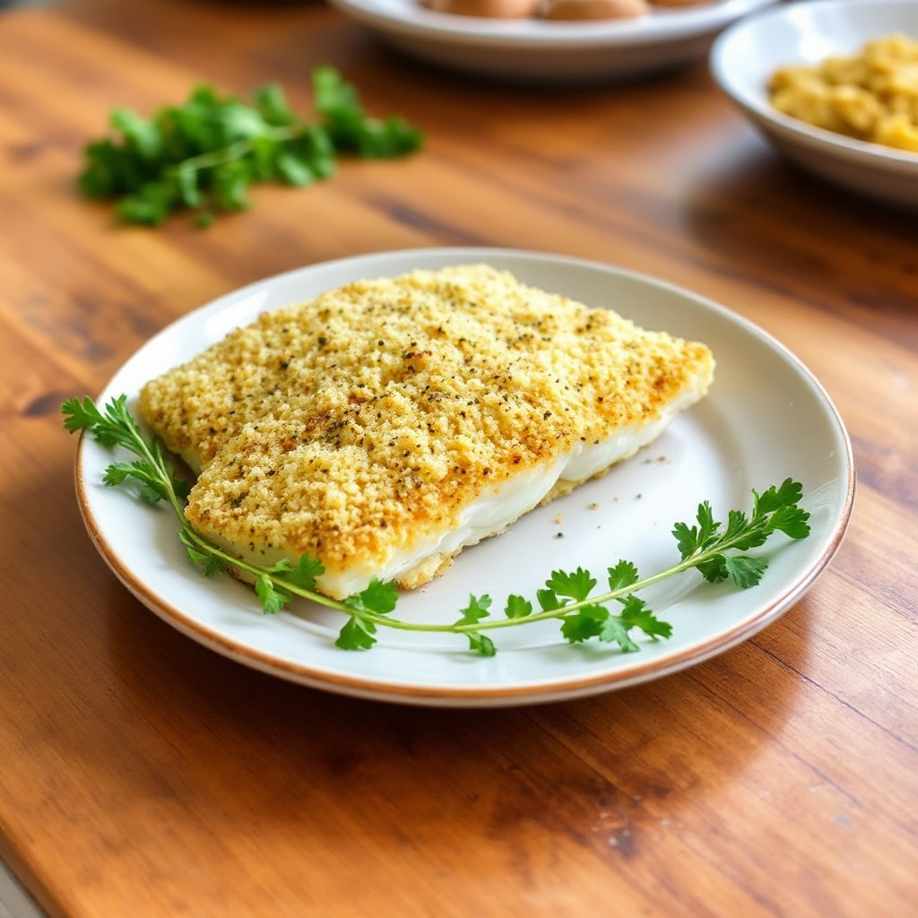 Crispy Herb-Crusted Fish